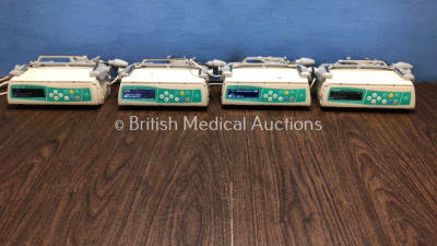 Job Lot of 4 x B.Braun Infusomat Space Infusion Pumps with 4 x Power Supplies (All Power Up) *61501 / 61377 / 61754 / 71894*