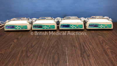 Job Lot of 4 x B.Braun Infusomat Space Infusion Pumps with 4 x Power Supplies (All Power Up) *61396 / 61086 / 61472 / 034159*