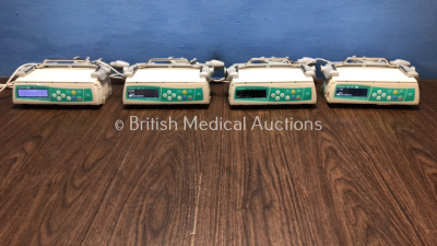 Job Lot of 4 x B.Braun Infusomat Space Infusion Pumps with 4 x Power Supplies (All Power Up) *6110 / 61349 / 61101 / 61046*