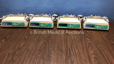 Job Lot of 4 x B.Braun Infusomat Space Infusion Pumps with 4 x Power Supplies (All Power Up) *61372 / 61016 / 61436 / 61034*