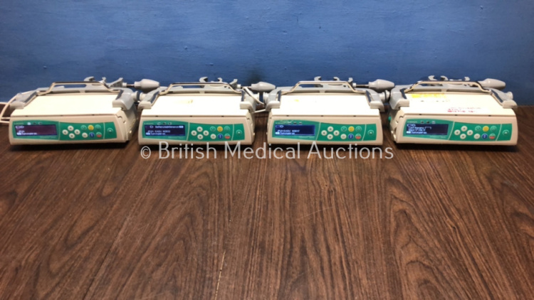 Job Lot of 4 x B.Braun Infusomat Space Infusion Pumps with 4 x Power Supplies (All Power Up) *61041 / 61386 / 71741 / 61324*