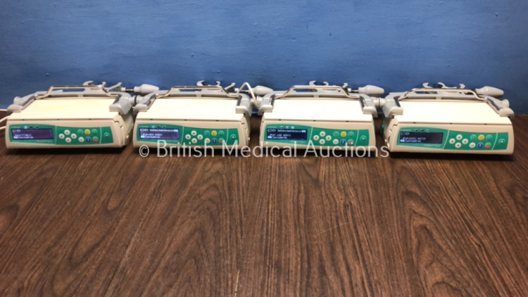 Job Lot of 4 x B.Braun Infusomat Space Infusion Pumps with 4 x Power Supplies (All Power Up) *61091 / 277576 / 61363 / 61006*