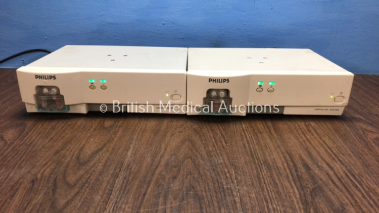 2 x Philips IntelliVue G5-M1019A Gas Module with 2 x Water Traps (Both Power Up) * Mfd 2009 / 2007* **ARZJ-0012 / ARZA-0072**