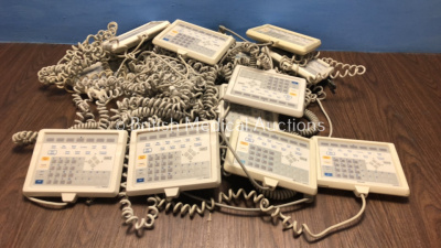 Job Lot of 15 x M1106C Remote Patient Monitor Keypads (Philips/Agilent/HP)