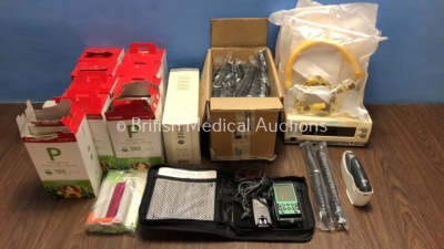 Mixed Lot Including 1 x Datex Ohmeda 3800 Oximeter, 1 x Flex Stim Tens Machine, 1 x APC Back-UPS CS 650, Canon Easy Photo Pack E-P100/Ink & Paper, 1 x