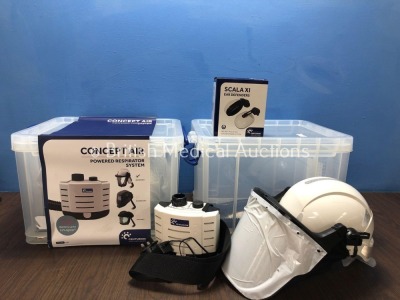 2 x Centurion Concept Air Ref- R23CHFUVKIT Powered Respiratory System *Stock Photos Used*