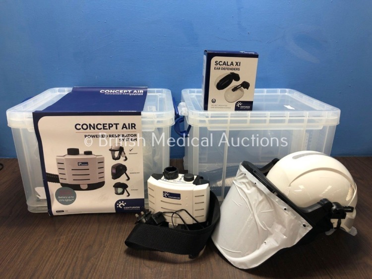 2 x Centurion Concept Air Ref- R23CHFUVKIT Powered Respiratory System *Stock Photos Used*