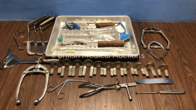 Job Lot of Various Surgical Instruments in Tray