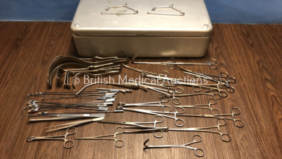 Surgical Laparotomy Set in Metal Tray