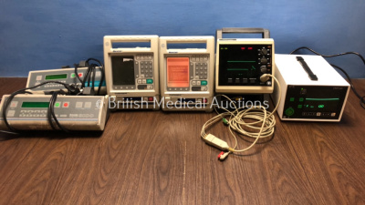 Job Lot Including 2 x Baxter Colleague Infusion Pumps, 2 x Graseby 3100 Syringe Pumps, 1 x Graseby 304 Cardiac Monitor with ECG Lead and 1 x HME Lifep