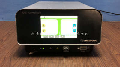 Medtronic PEAK PlasmaBlade Pulsar II Electrosurgical/Diathermy Unit Version 4.3 (Powers Up) * Mfd 2012 *