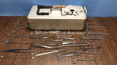 Job Lot of Laparoscopic Surgical Instruments in Metal Tray