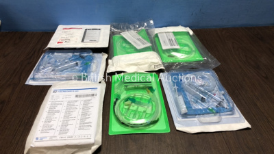 Job Lot Including 3 x Cook Ref PICS-301-MPIS Peripherally Inserted Central / Venous Catheter Sets *Exp 05/2023* 1 x Fresenius Kabi Freka PEG CH/FR 15