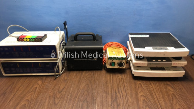 Mixed Lot Including 3 x Marsden Weighing Scales, 1 x Huntleigh AlphaXcell Active Pressure Relief System, 2 x Les Complexes Biotechniques Units and 1 x Mizuhosi Advanced Control Pad System