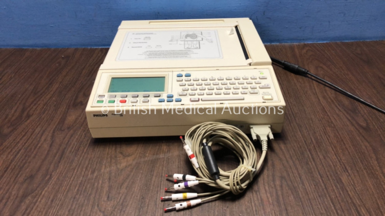 Philips Pagewriter 200 ECG Machine with 1 x 10 Lead ECG Lead (Powers Up) *S/N US00701037*