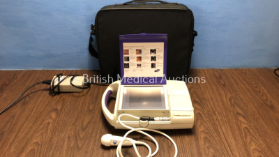 Mediwatch Portascan+ Bladder Scanner Model PA-00252 with Transducer, Power Supply and Case (Powers Up) *PA-00252-00017*