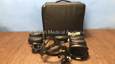 hgm Ref 002663 Surgical Head Light with 6 x Laser Safety Glasses in Carry Case