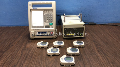 Mixed Lot Including 1 x Baxter Colleague Infusion Pump (Powers Up) 1 x KanMed Operatherm 200w Patient Warming System (Powers Up) 6 x Konica Minolta Pu