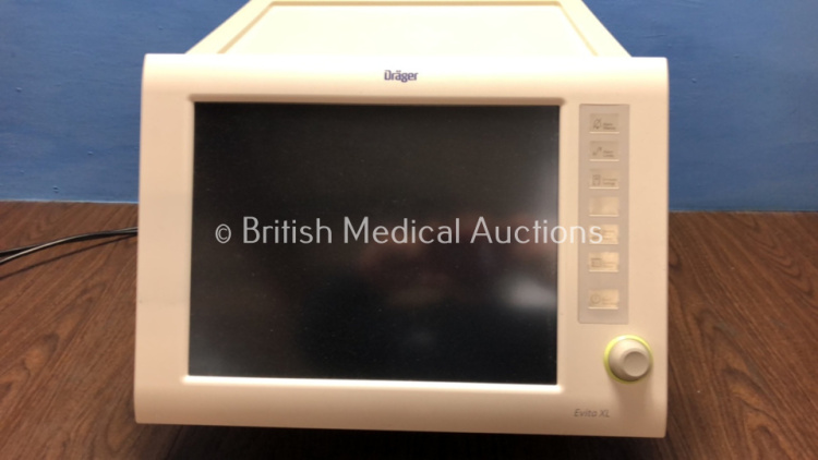 Drager Evita XL Ventilator *Mfd 2007* (No Power) *ARYB-0097*