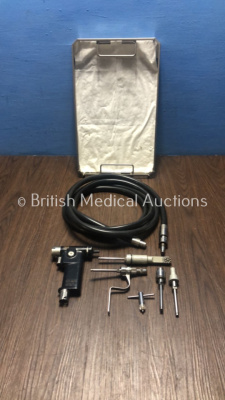 3M Mini-Driver II Surgical Handpiece with Air Hose and Attachments