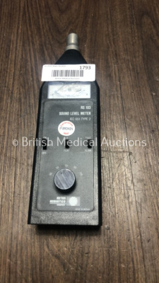 Reten Acoustics RS 103 Sound Level Meter (Untested Due to Possible Flat Battery)