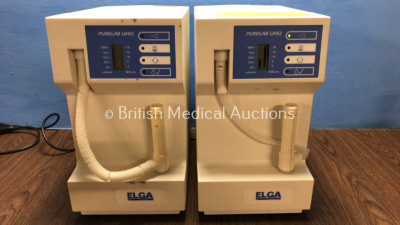 2 x Elga Purelab UHQ MK3 Water Purification System (1 Powers Up, 1 No Power)