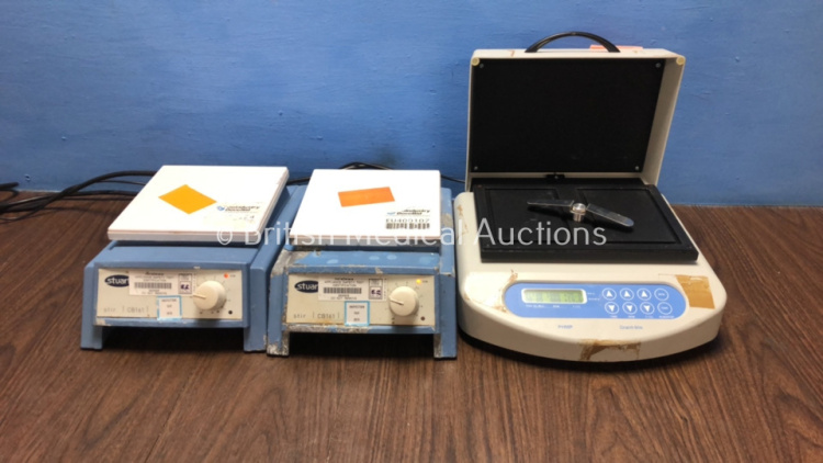 Job Lot Including 2 x Stuart Stir CB161 Stirrers and 1 x Grant-bio PHMP Thermoshaker (All Power Up)