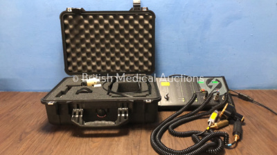 Mixed Lot Including 1 x Thor LX2 Laser LED Therapy System (Powers Up) 1 x hgm Laser Brace in PELI 1500 Carry Case