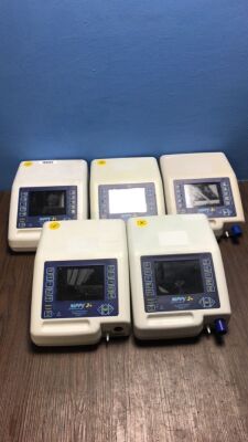 4 x B&D Electromedical Nippy ST+ Ventilators and 1 x B&D Nippy Clearway Cough Assist (All Power Up)