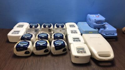 Job Lot Including 6 x DeVilbiss Sleep Cubes, 1 x PortNed Nebulizer, 1 x Medix Actineb, 1 x Medix AC 2000 Nebulizer, 1 x Medix AC 4000 Nebulizer, 4x Re