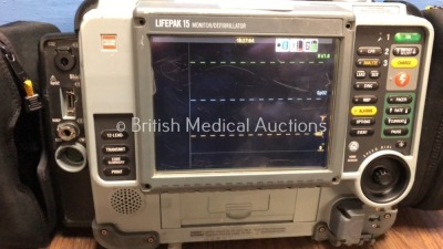 Medtronic Physio-Control Lifepak 15 12-Lead Monitor / Defibrillator *Mfd - 2010* Ref - 99577-000025 P/N - V15-2-000030 Software Version - 3207410-007 - 2