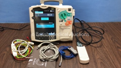 Philips Heartstart MRx Defibrillator Including Pacer, ECG, CO2, BP, Temp and Printer Options with 1 x Philips M3539A Battery, 1 x Philips M3538 Module