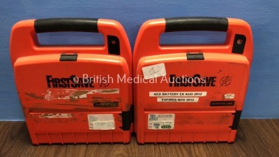 2 x FirstSave 9200D Defibrillators (Both Untested Due to No Batteries)