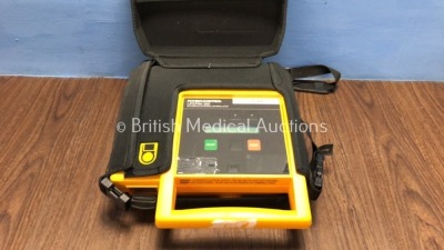Physio Control Lifepak 500 Automated External Defibrillator with Carry Bag (Powers Up when Tested with Stock Battery - Not Included)