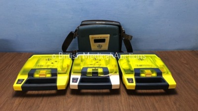 Job Lot Including 2 x Cardiac Science Powerheart AED G3 Pro Automated Defibrillators, 1 x Cardiac Science Powerheart AED G3 Automated Defibrillator, 1