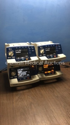 3 x Philips HeartStart XL Smart Biphasic Defibrillators with ECG and Printer Options and 1 x Agilent HeartStart XL Smart Biphasic Defibrillator with E - 3