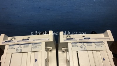 4 x Philips HeartStart XL Smart Biphasic Defibrillators with ECG and Printer Options (3 x Power Up, 1 x Powers Up with Defib Failure/Error) * SN US004 - 3