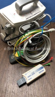 2 x Philips Heartstart MRx Defibrillators Including Pacer, ECG and Printer Options with 2 x Philips M3539A Batteries, 2 x Philips M3538 Module, 2 x Pa - 5