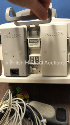 2 x Philips Heartstart MRx Defibrillators Including Pacer, ECG and Printer Options with 2 x Philips M3539A Batteries, 2 x Philips M3538 Module, 2 x Pa - 7