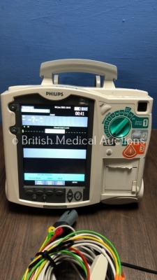 2 x Philips Heartstart MRx Defibrillators Including Pacer, ECG and Printer Options with 2 x Philips M3539A Batteries, 2 x Philips M3538 Module, 2 x Pa - 8