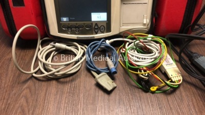 Philips HeartStart MRx Defibrillator with NBP,ECG,SpO2 and Printer Options,1 x Battery,1 x Paddle Lead,1 x Philips Test Load,1 x SpO2 Finger Sensor,1 - 4