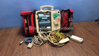 Philips HeartStart MRx Defibrillator with NBP,ECG,SpO2 and Printer Options,1 x Battery,1 x Paddle Lead,1 x Philips Test Load,1 x SpO2 Finger Sensor,1 - 2