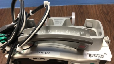 Philips Heartstart MRx Defibrillator Including Pacer, ECG and Printer Option with 1 x Philips M3539A Batteries, 1 x Philips M3538 Module, Base for Ha - 5