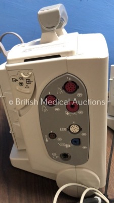 2 x Philips Heartstart MRx Defibrillators Including Pacer, ECG and Printer Options, 1 x with CO2 Option with 2 x Philips M3539A Batteries, 2 x Philips - 4