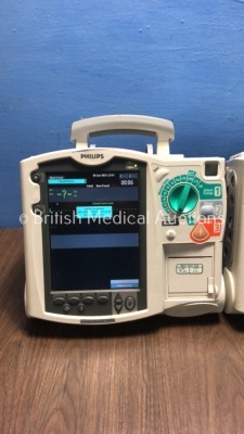 1 x Philips HeartStart MRx Defibrillator with BP1,BP2,NBP,ECG,SpO2,Press and Printer Options with Module and Battery and 1 x Philips HeartStart MRx De - 2