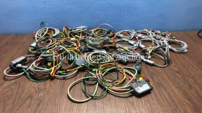 10 x Physio Control Ref 11111-000019 ECG Leads and 10 x Physio Control 11111-000023 ECG Leads