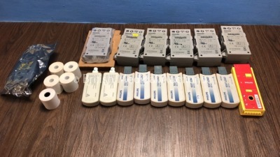 Job Lot Including 6 x Philips M3539A Modules, 7 x Philips M3725A Test Loads, 2 x HP M1781A Test Loads, 1 x MRX Lead Panel, 1 x Philips M3864A Training