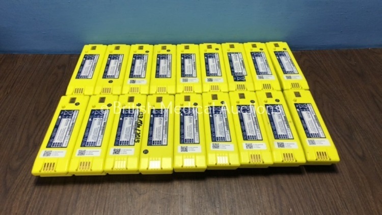 18 x Cardiac Science Powerheart AED G3 Batteries (Untested)