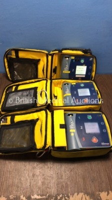 2 x Laerdal Heartstart FR2+ Defibrillators in Carry Cases with 2 x Batteries *Install Dates 10/2022 / 07/2020* and 1 x Laerdal Heartstart FR2 Defibril