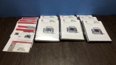 Job Lot of 9 x Lifepak 15 Operating Manuals